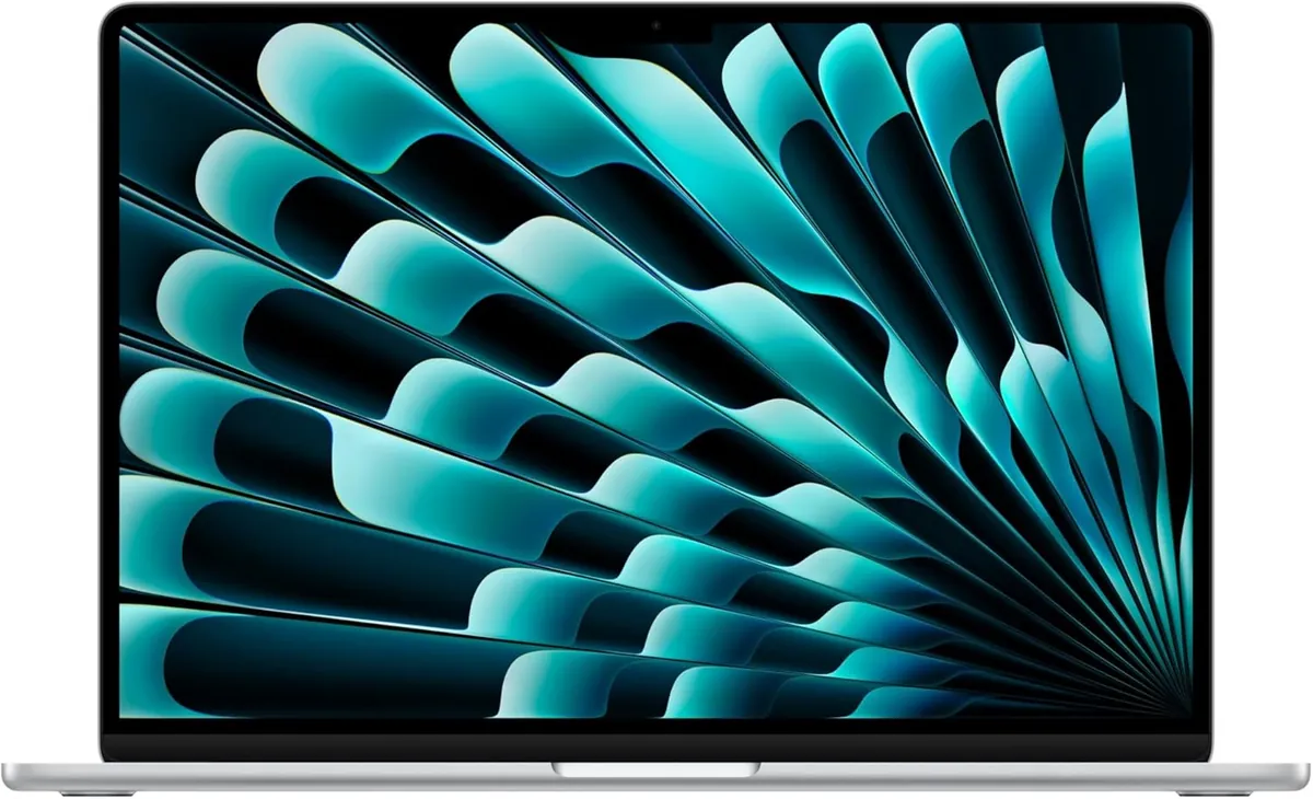Apple 2026 MacBook Air 15-inch Laptop with M5 chip: AI and Apple Intelligence, 15.3-inch Liquid Retina Display, 16GB Unified Memory, 512GB SSD Storage, 12MP Center Stage Camera; Silver;English